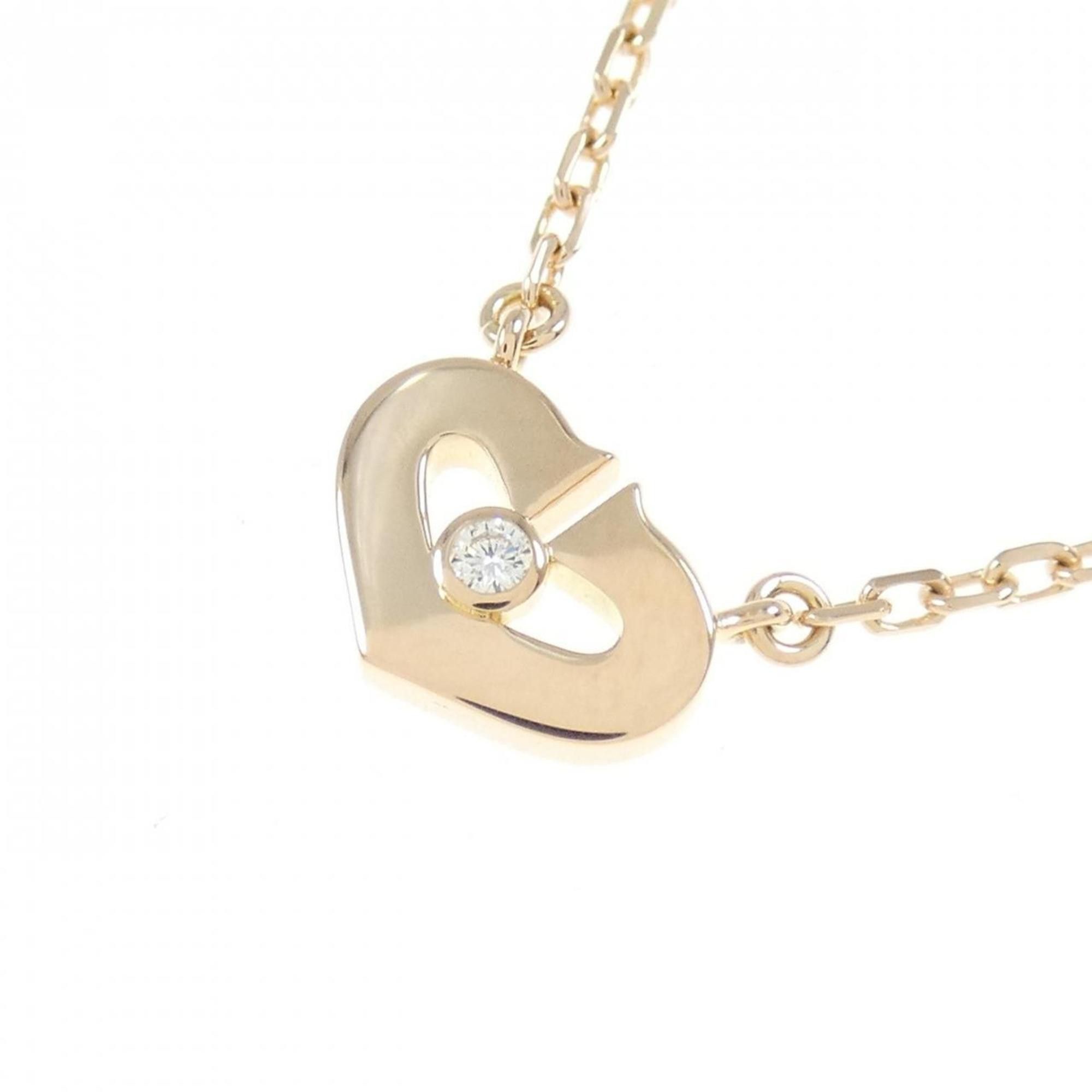 Cartier Cartier C heart necklace Size ONE SIZE - 4 Thumbnail