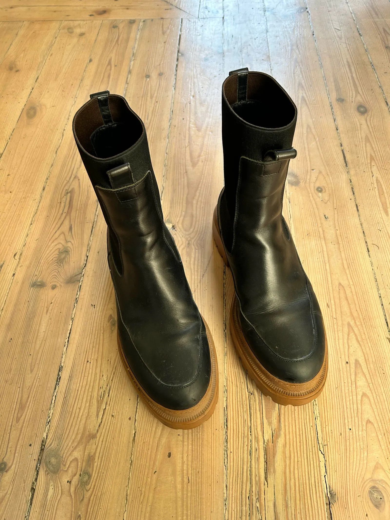 Arket Arket Chunky leather boots Boots Size US 11 / IT 41 - 5 Thumbnail