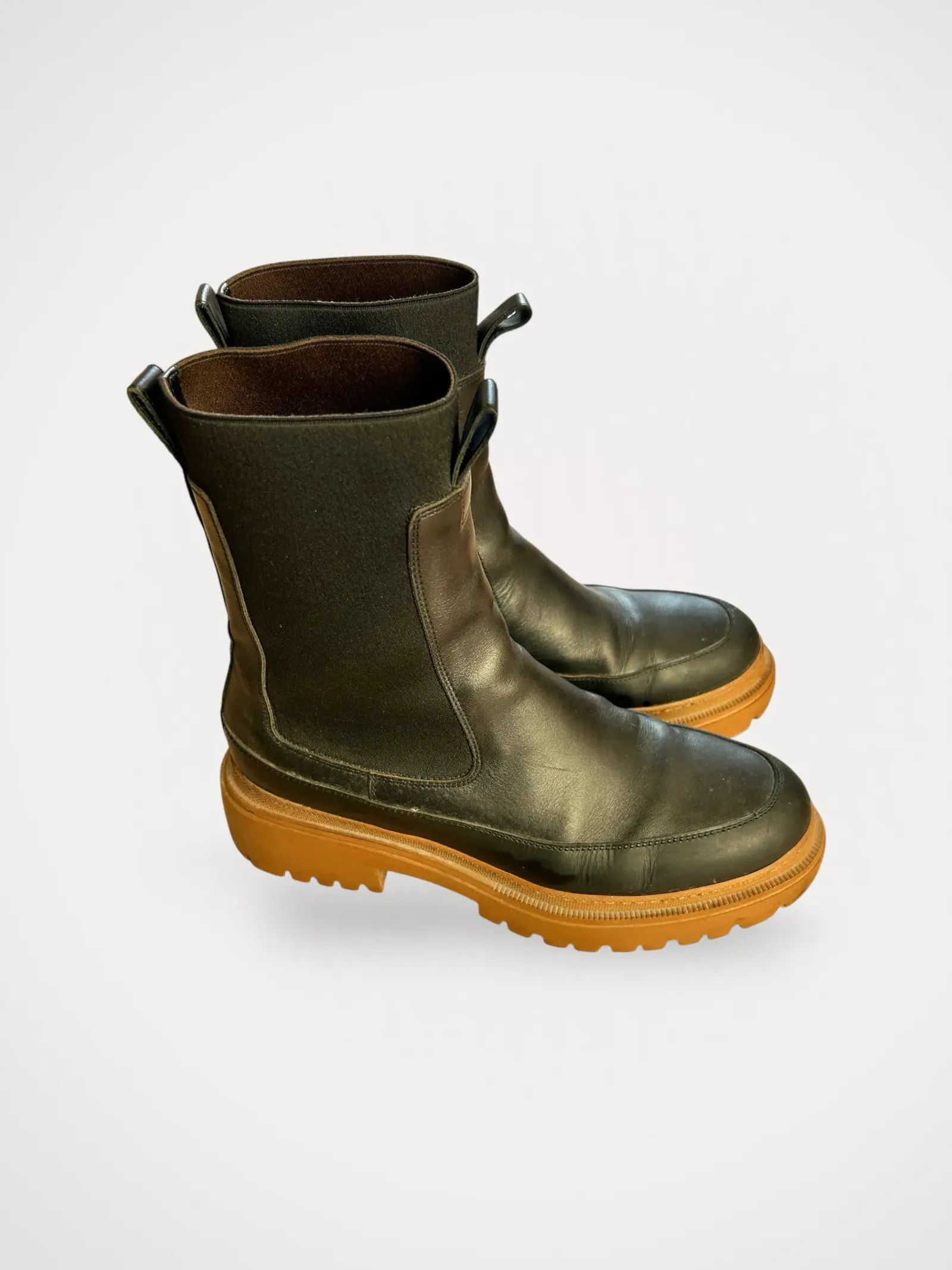 Arket Arket Chunky leather boots Boots Size US 11 / IT 41 - 2 Thumbnail