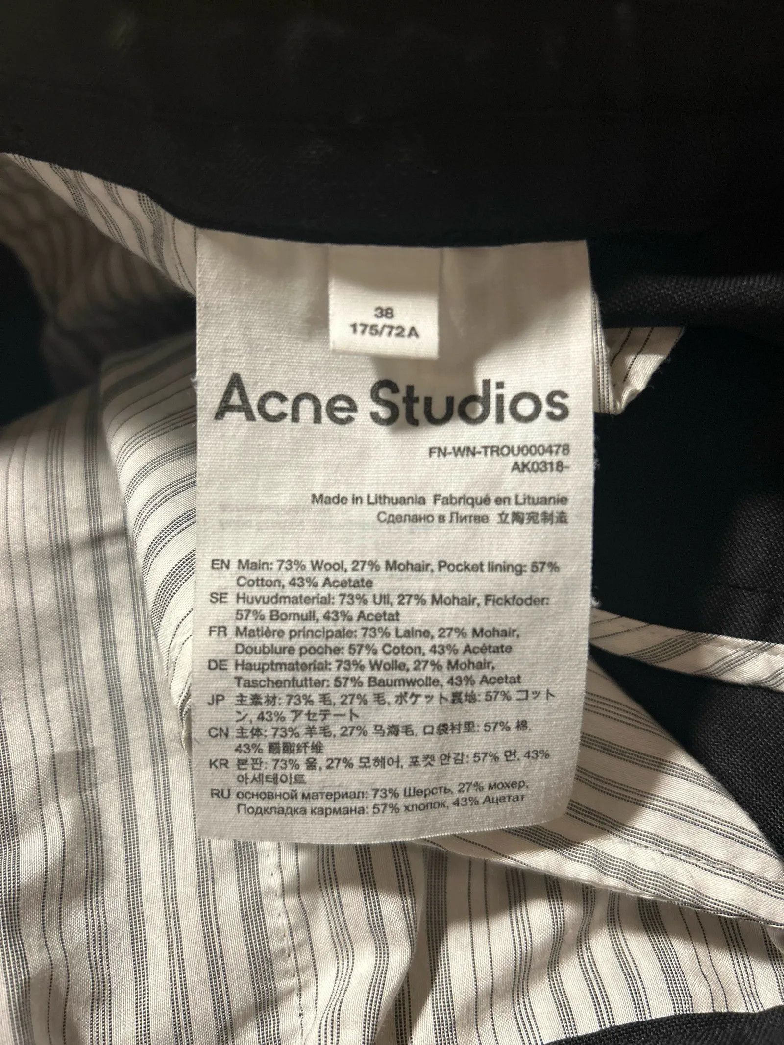 Acne Studios Acne Studios Pants Size 27" / US 4 / IT 40 - 3 Thumbnail