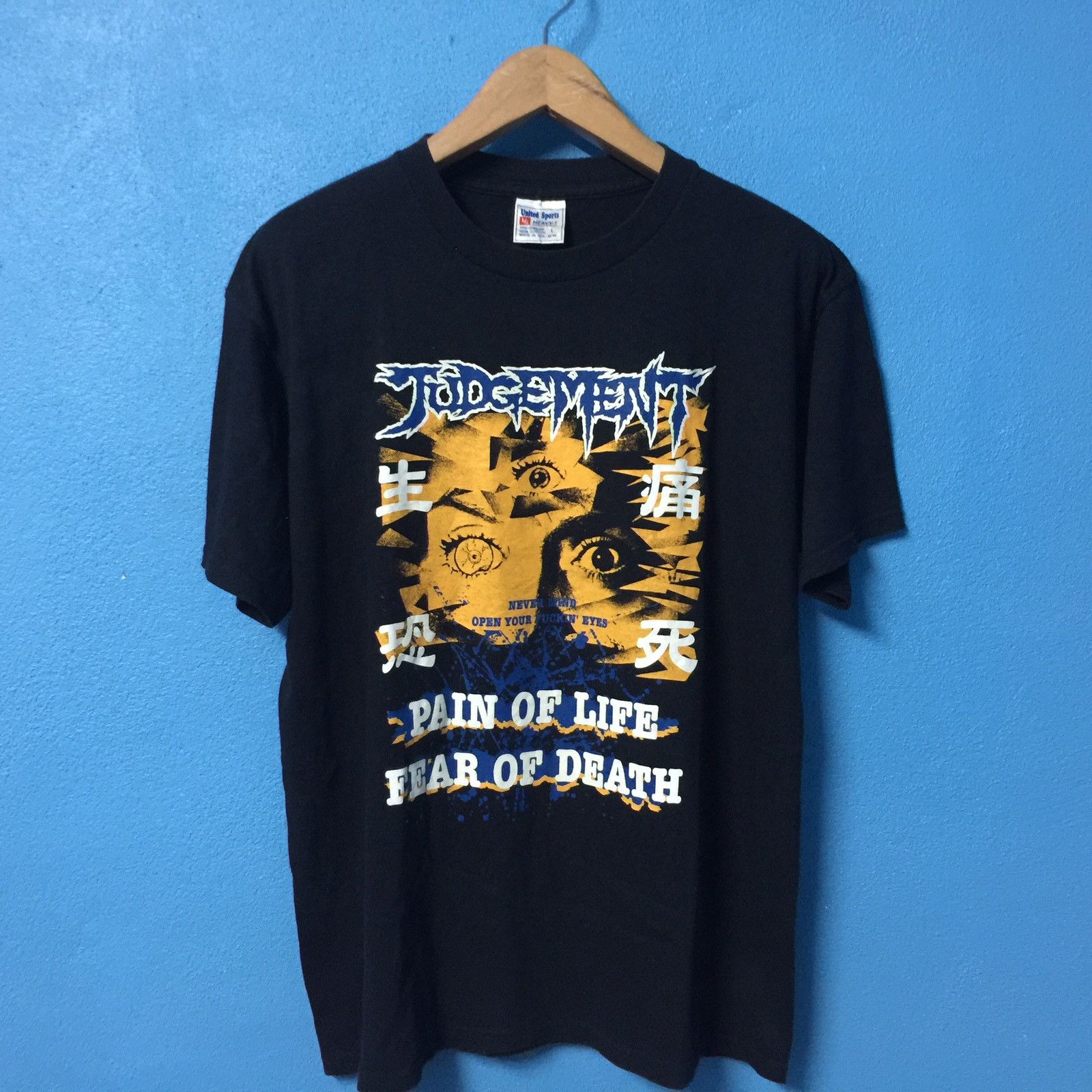 Band Tees × Vintage Rare!!vintage 90s Judgement Punk Japan Band