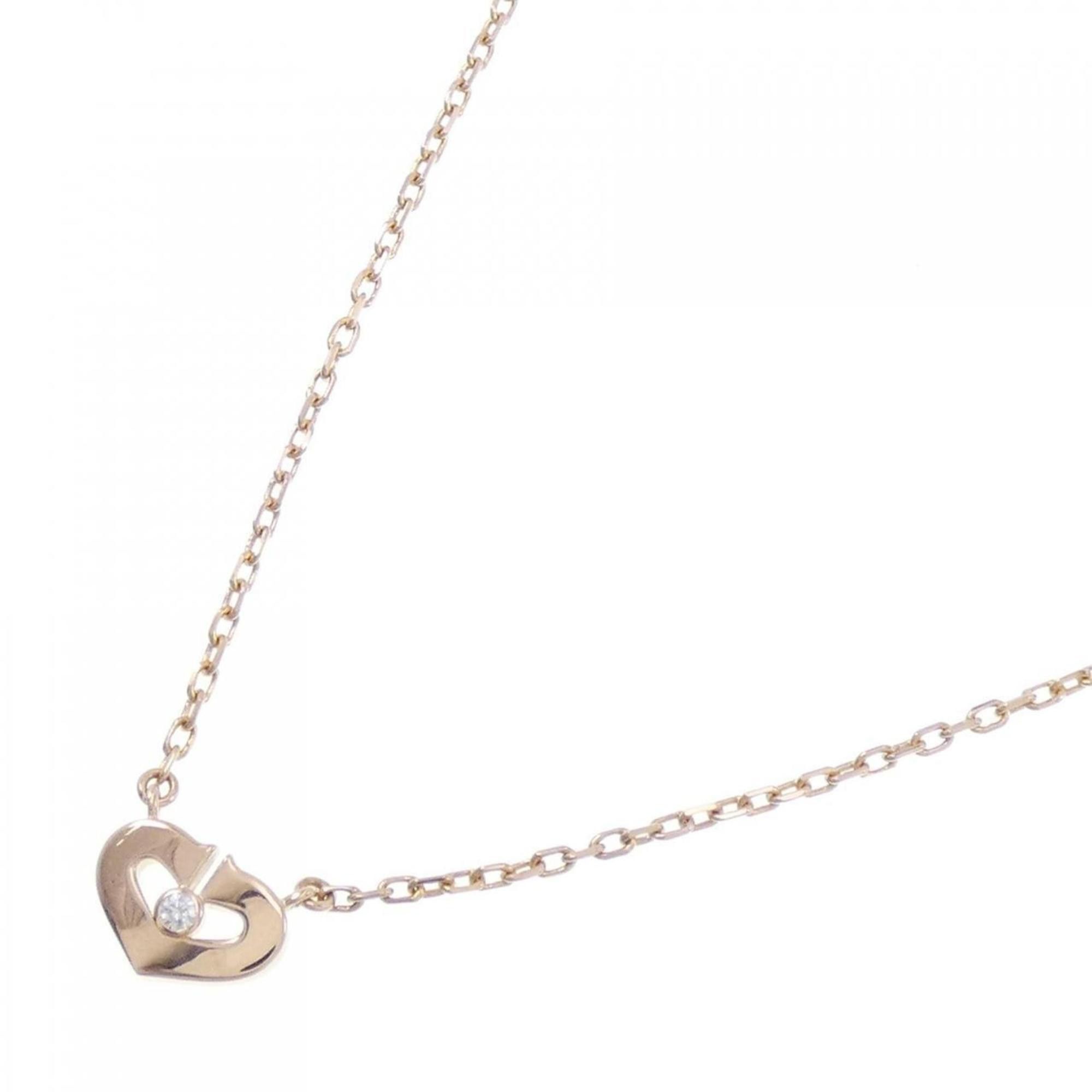 Cartier Cartier C heart necklace Size ONE SIZE - 3 Thumbnail