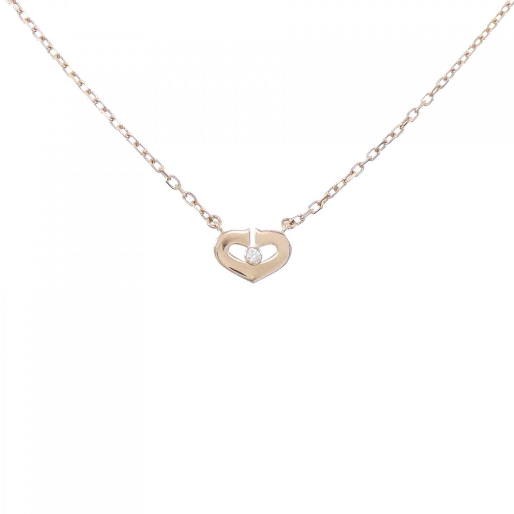 Cartier Cartier C heart necklace Size ONE SIZE - 2 Thumbnail