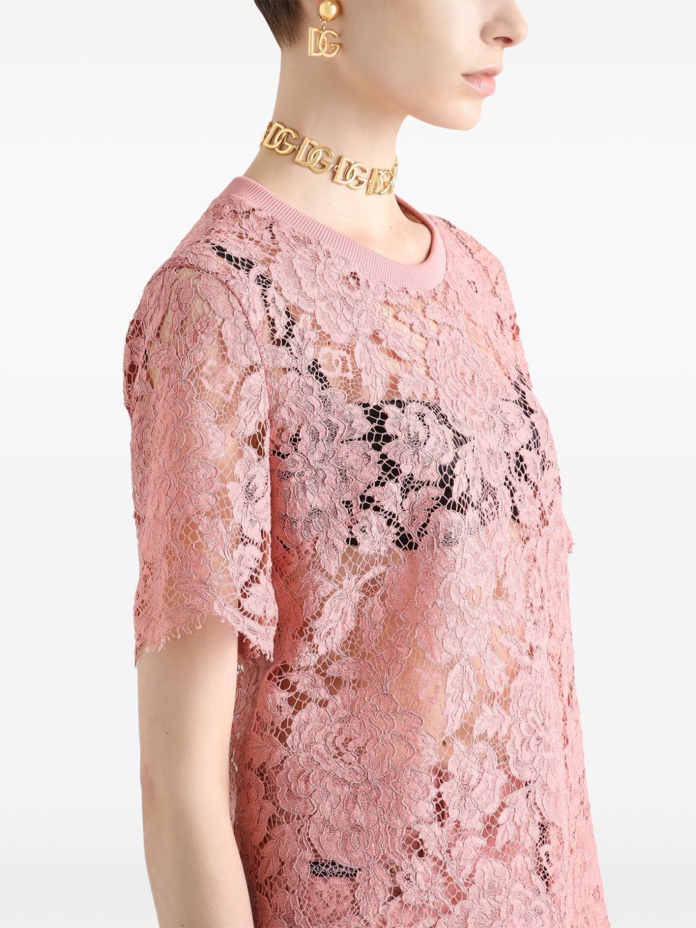 Dolce & Gabbana LACE TOP Size M / US 6-8 / IT 42-44 - 3 Thumbnail