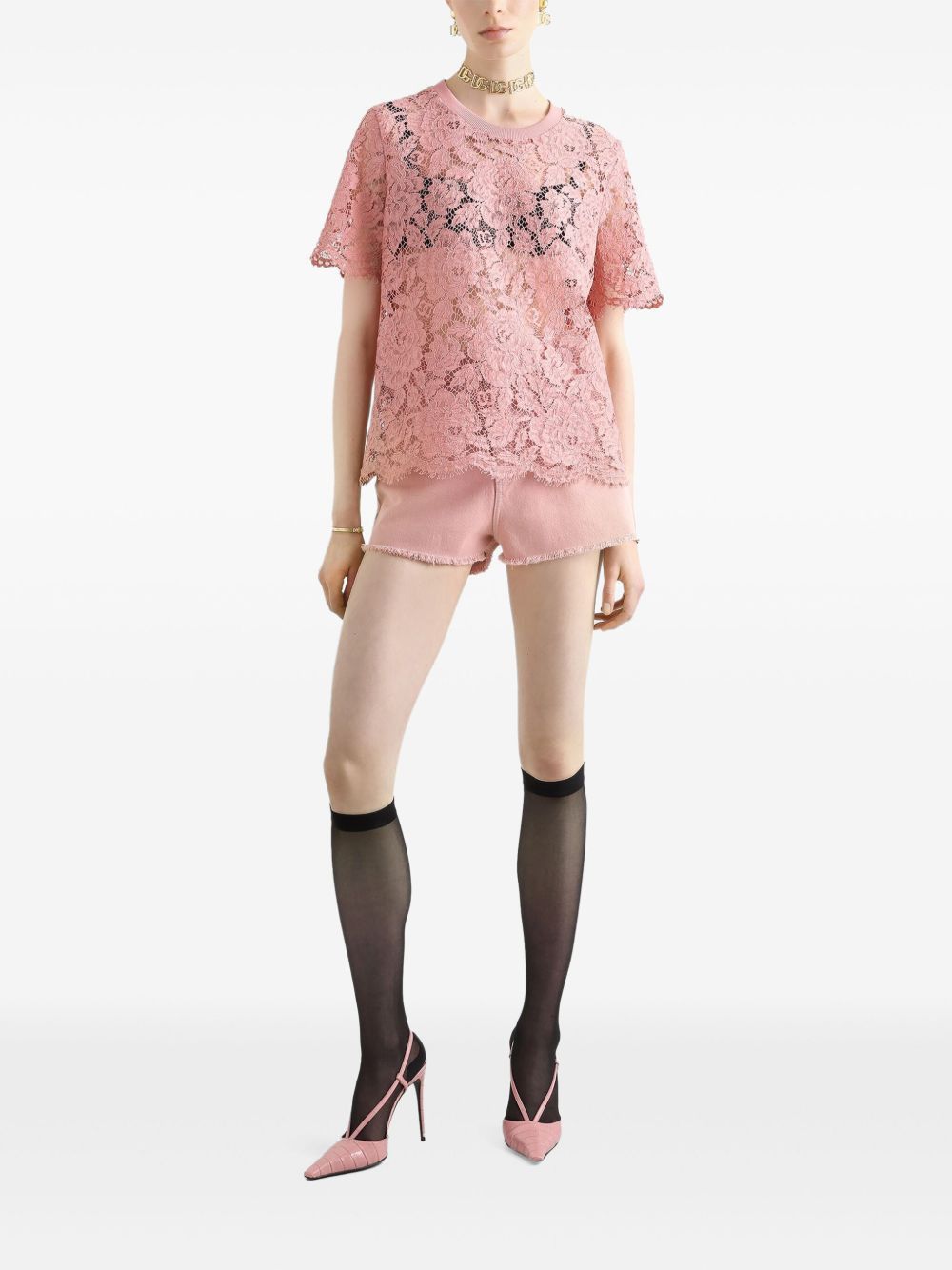 Dolce & Gabbana LACE TOP Size M / US 6-8 / IT 42-44 - 5 Thumbnail