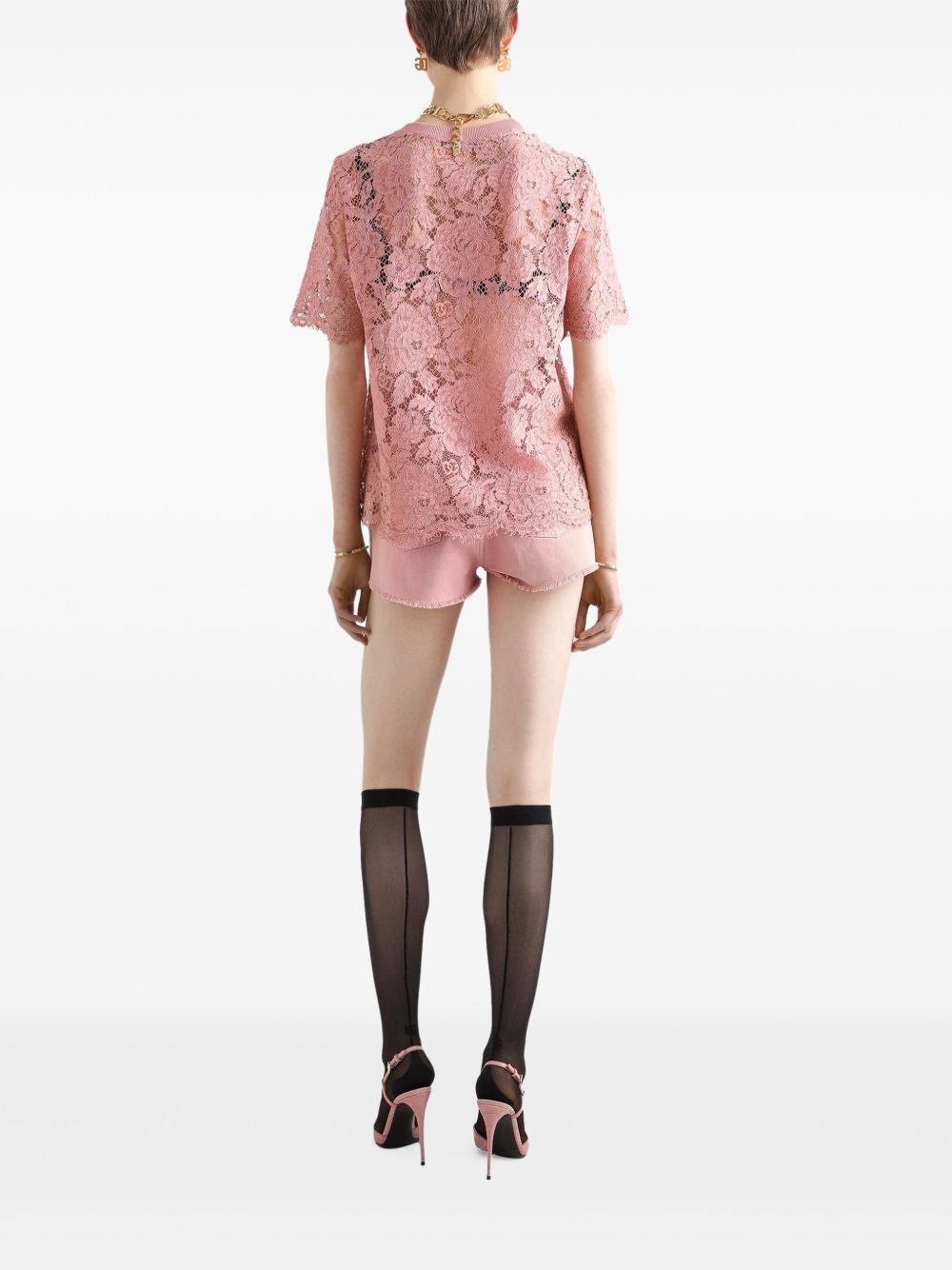 Dolce & Gabbana LACE TOP Size M / US 6-8 / IT 42-44 - 2 Thumbnail