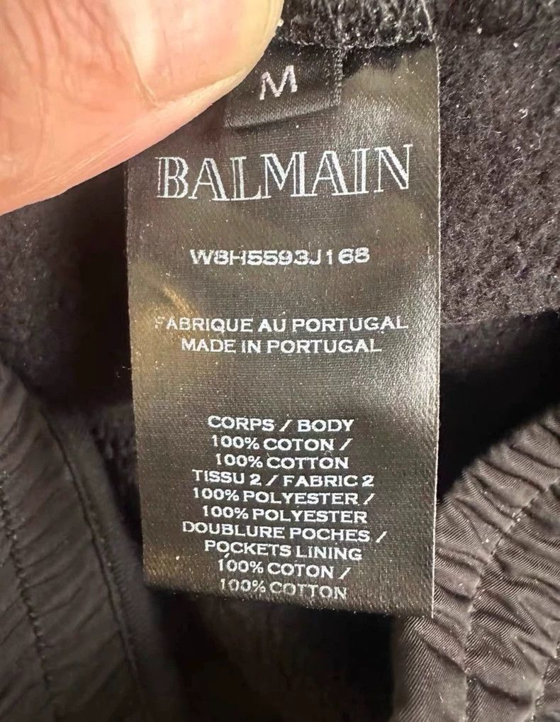 Balmain Balmain Black Long Pants M Size Size US 32 / EU 48 - 5 Thumbnail
