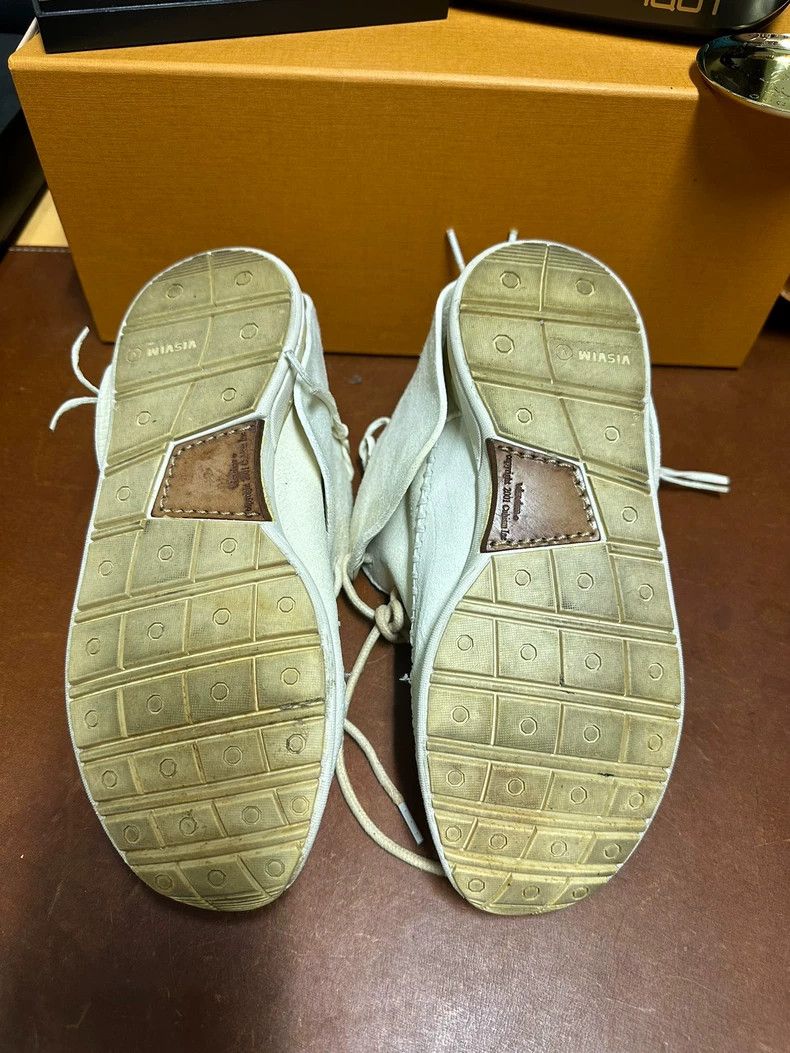 Visvim Visvim FBT Lhamo-Folk White Sneakers Size US 6 / EU 39 - 7 Thumbnail