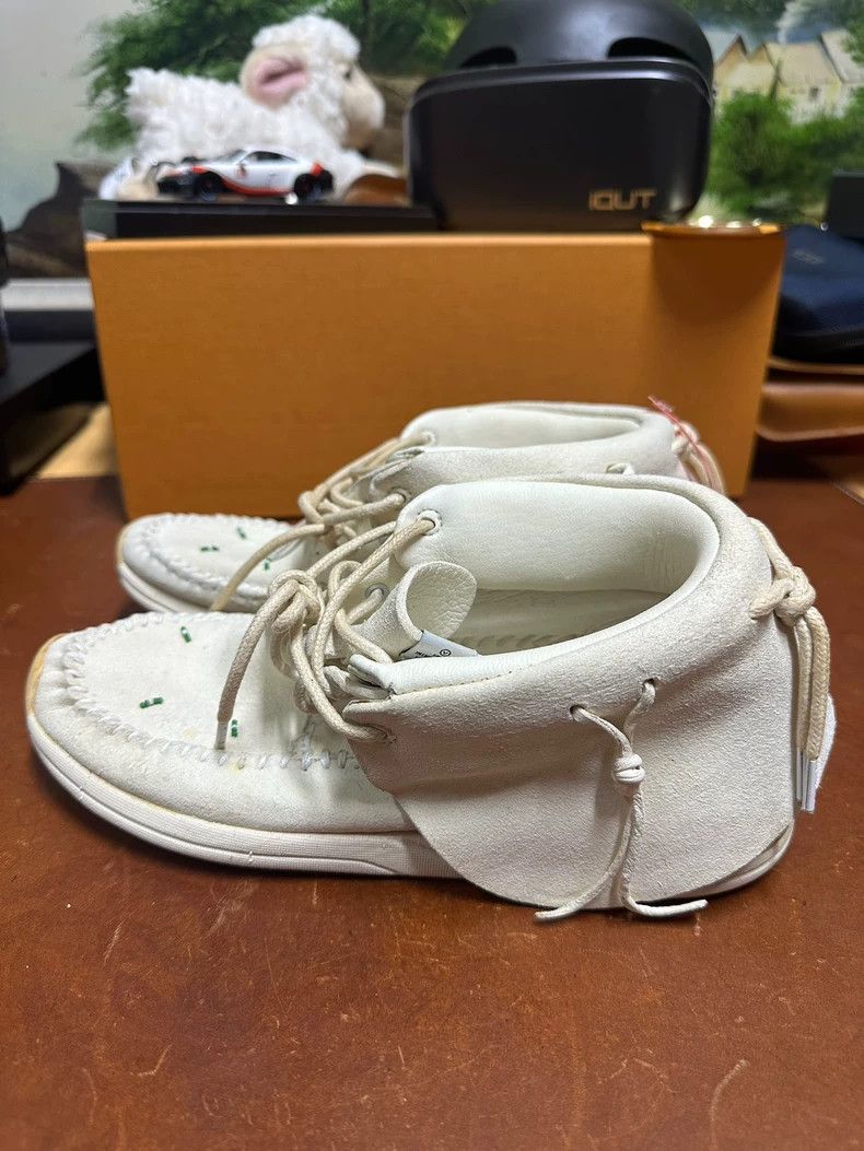 Visvim Visvim FBT Lhamo-Folk White Sneakers Size US 6 / EU 39 - 2 Thumbnail