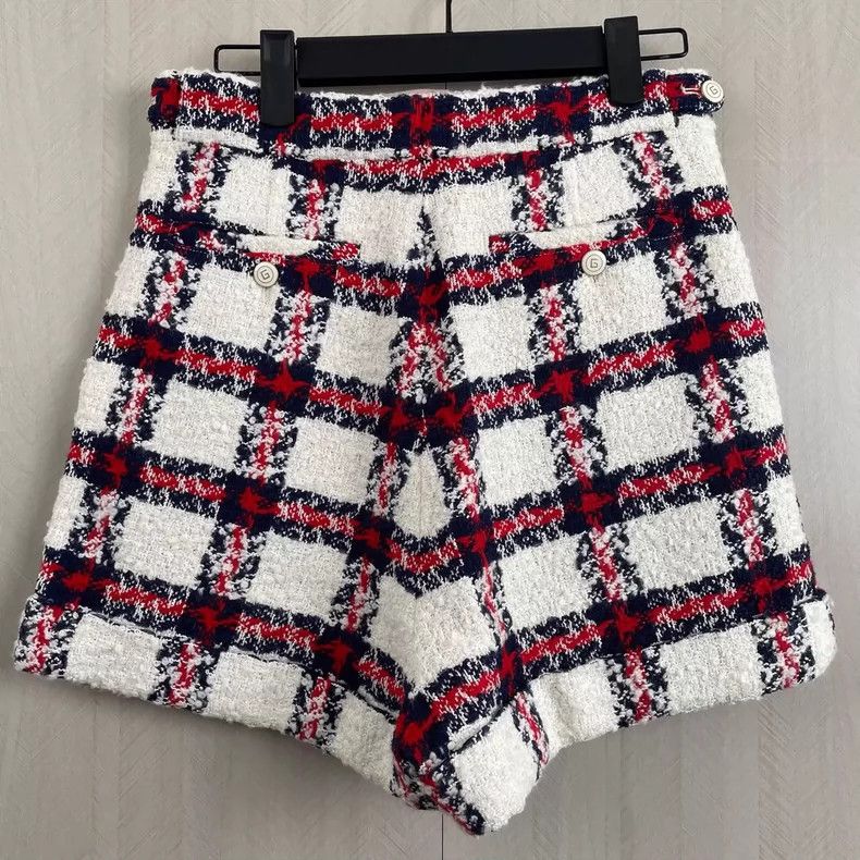 Gucci Gucci Red and White Plaid Shorts Size US 38 / EU 54 - 3 Thumbnail