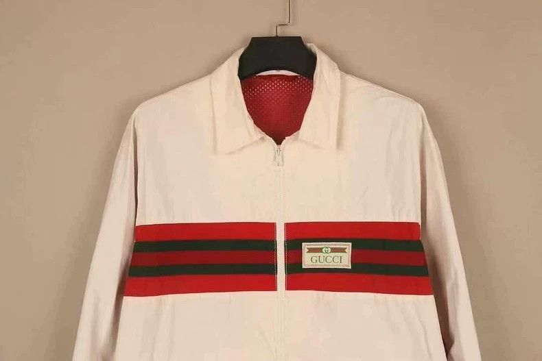 Gucci Gucci Cream Color Windbreaker Jacket Size US M / EU 48-50 / 2 - 2 Thumbnail