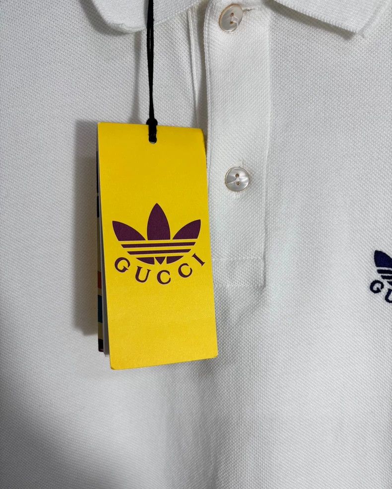 Gucci Gucci x Adidas Collaboration Polo Shirt Size US S / EU 44-46 / 1 - 7 Thumbnail