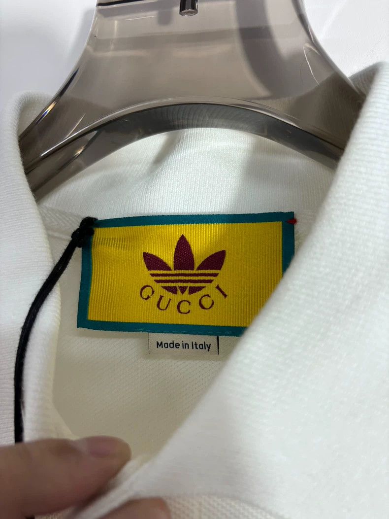 Gucci Gucci x Adidas Collaboration Polo Shirt Size US S / EU 44-46 / 1 - 6 Thumbnail