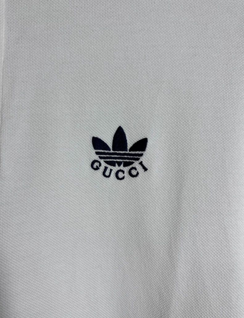 Gucci Gucci x Adidas Collaboration Polo Shirt Size US S / EU 44-46 / 1 - 4 Thumbnail