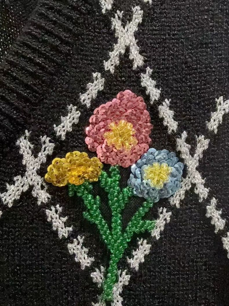 Gucci Gucci Floral Knitted Vest Size US M / EU 48-50 / 2 - 5 Thumbnail