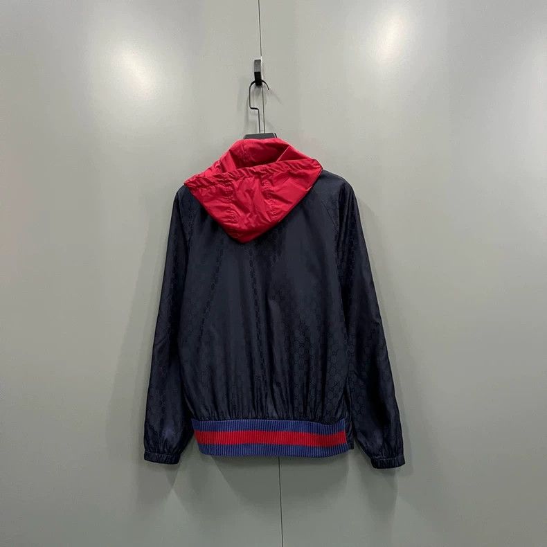 Gucci Gucci Printed Hooded Jacket in Color Block Style Size US M / EU 48-50 / 2 - 2 Thumbnail