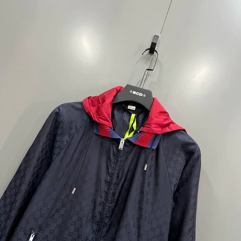 Gucci Gucci Printed Hooded Jacket in Color Block Style Size US M / EU 48-50 / 2 - 4 Thumbnail