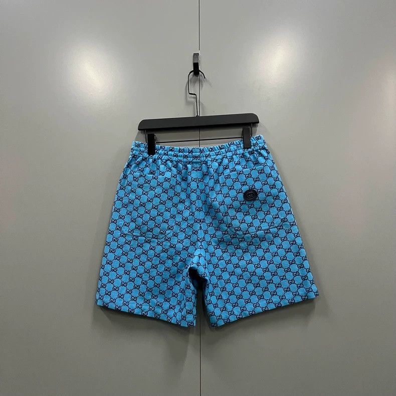 Gucci Gucci Blue Double G Print Shorts Size US 36 / EU 52 - 2 Thumbnail