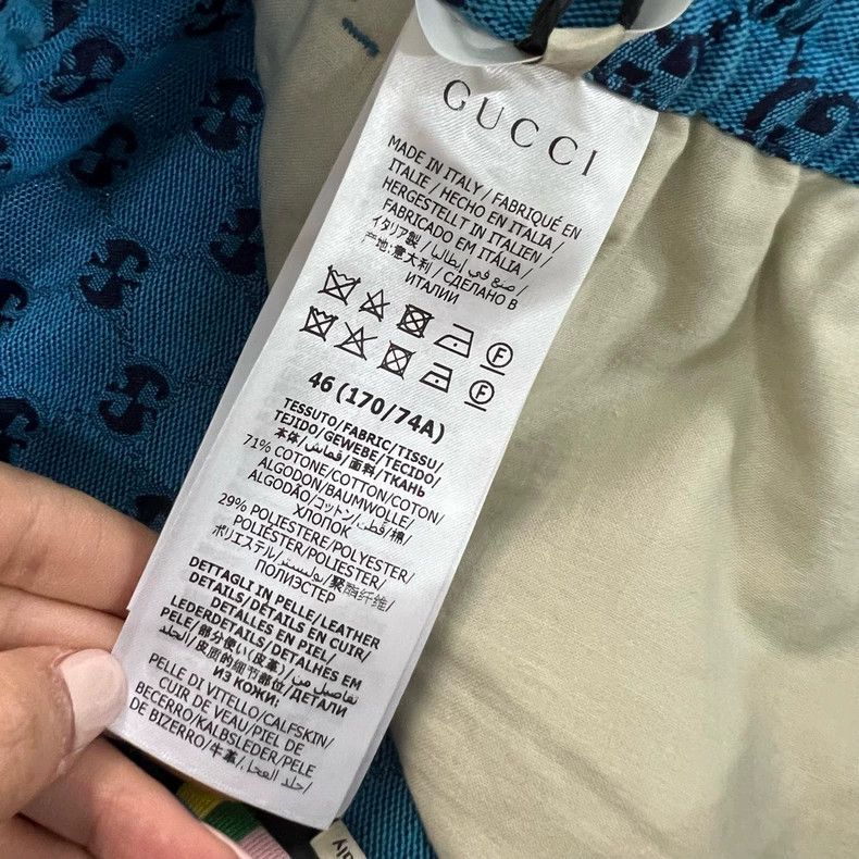 Gucci Gucci Blue Double G Print Shorts Size US 36 / EU 52 - 3 Thumbnail