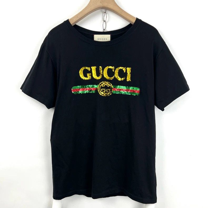 Gucci Gucci Black Short Sleeve Tiger T-Shirt Size US M / EU 48-50 / 2 - 2 Thumbnail