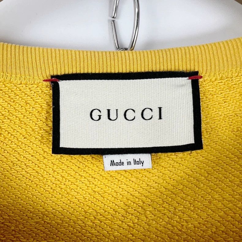 Gucci Gucci Knight Print Sweatshirt in Yellow Size US XS / EU 42 / 0 - 3 Thumbnail