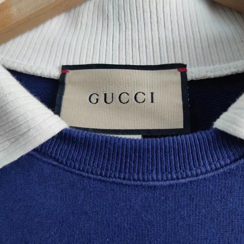 Gucci Gucci Blue Double G Sweatshirt in Size Small Size US S / EU 44-46 / 1 - 2 Thumbnail