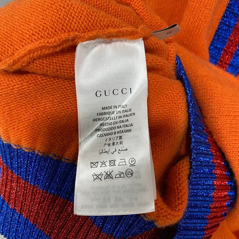Gucci Gucci Wool Cardigan with Blue Stripes Size US S / EU 44-46 / 1 - 5 Thumbnail