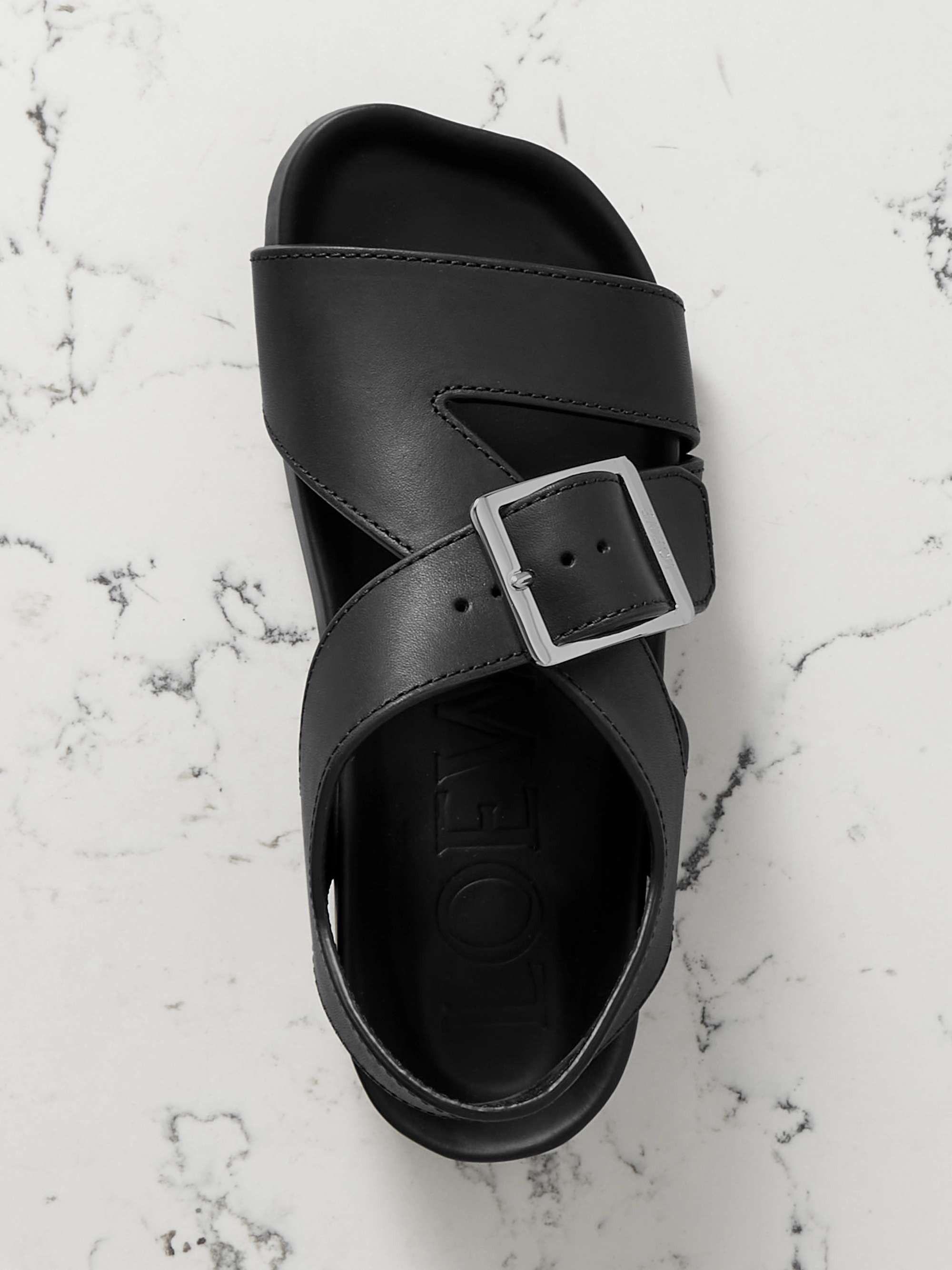 Loewe Ease Leather Sandals Size US 8 / IT 38 - 4 Thumbnail