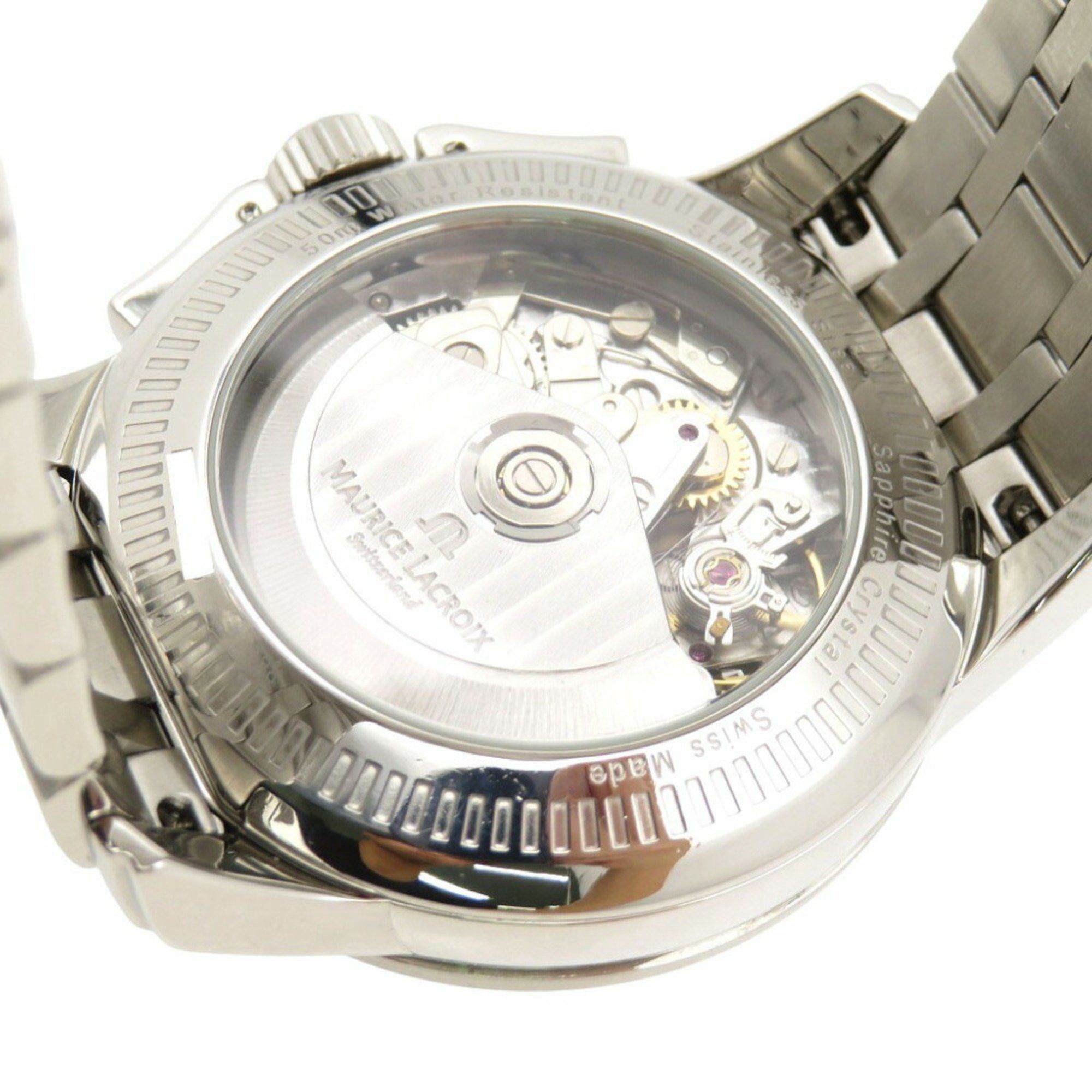 Maurice Lacroix Maurice Lacroix Pontos PT7538/48 Automatic Watch SS Silver 1441MAURICE LACROIX Men's Size ONE SIZE - 8 Thumbnail