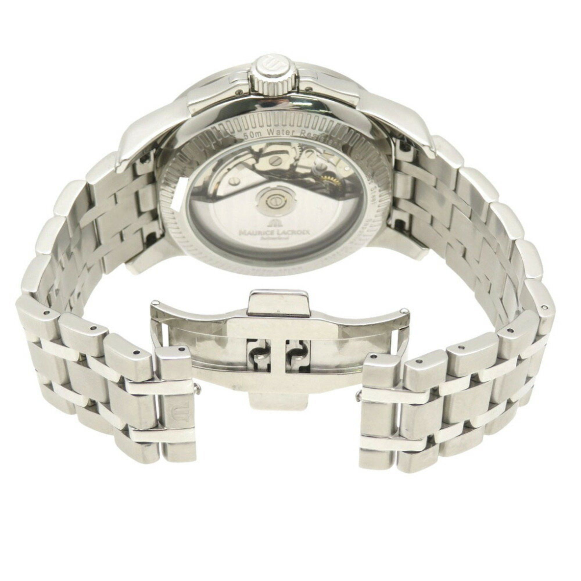 Maurice Lacroix Maurice Lacroix Pontos PT7538/48 Automatic Watch SS Silver 1441MAURICE LACROIX Men's Size ONE SIZE - 5 Thumbnail