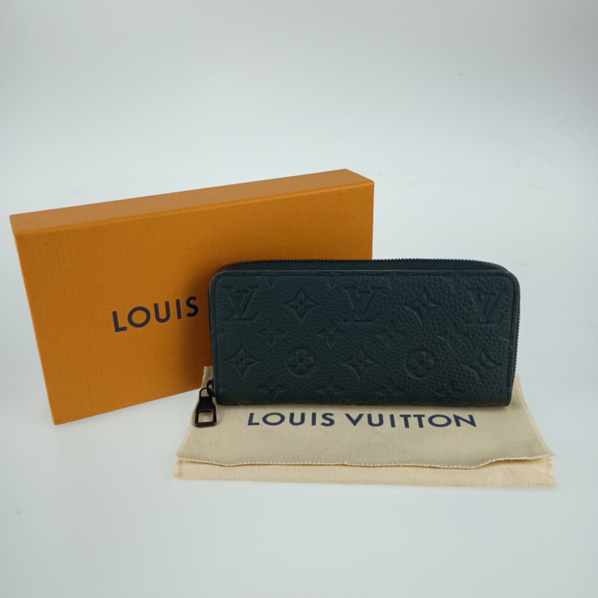 Louis Vuitton Louis Vuitton Zippy Wallet Horizontal Long M11721 Black Taurillon Leather Men's Round Size ONE SIZE - 10 Thumbnail