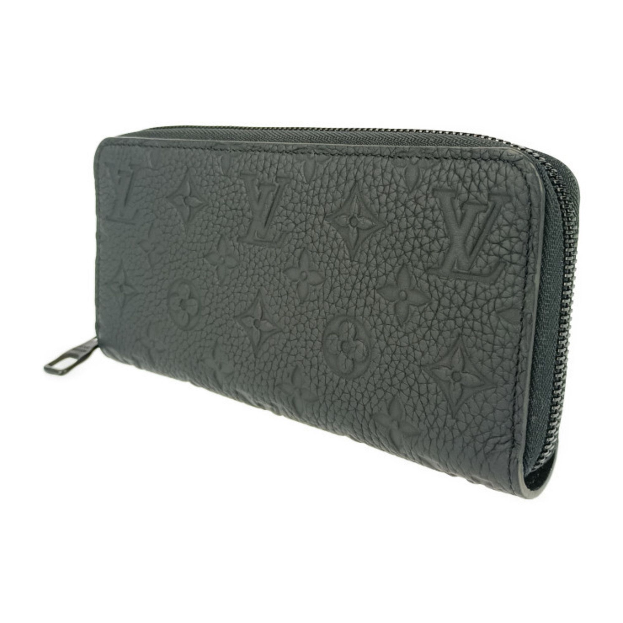 Louis Vuitton Louis Vuitton Zippy Wallet Horizontal Long M11721 Black Taurillon Leather Men's Round Size ONE SIZE - 2 Thumbnail