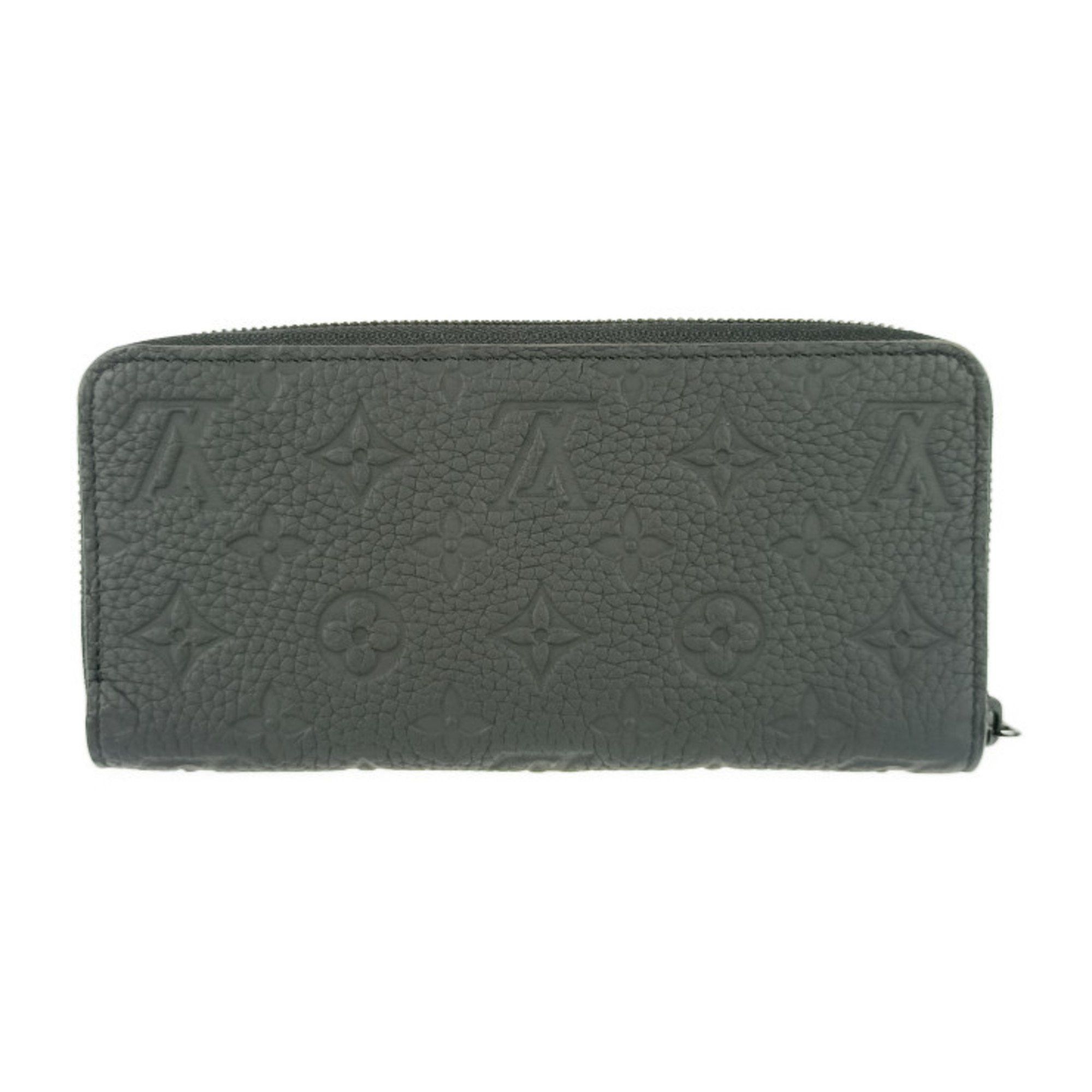 Louis Vuitton Louis Vuitton Zippy Wallet Horizontal Long M11721 Black Taurillon Leather Men's Round Size ONE SIZE - 3 Thumbnail