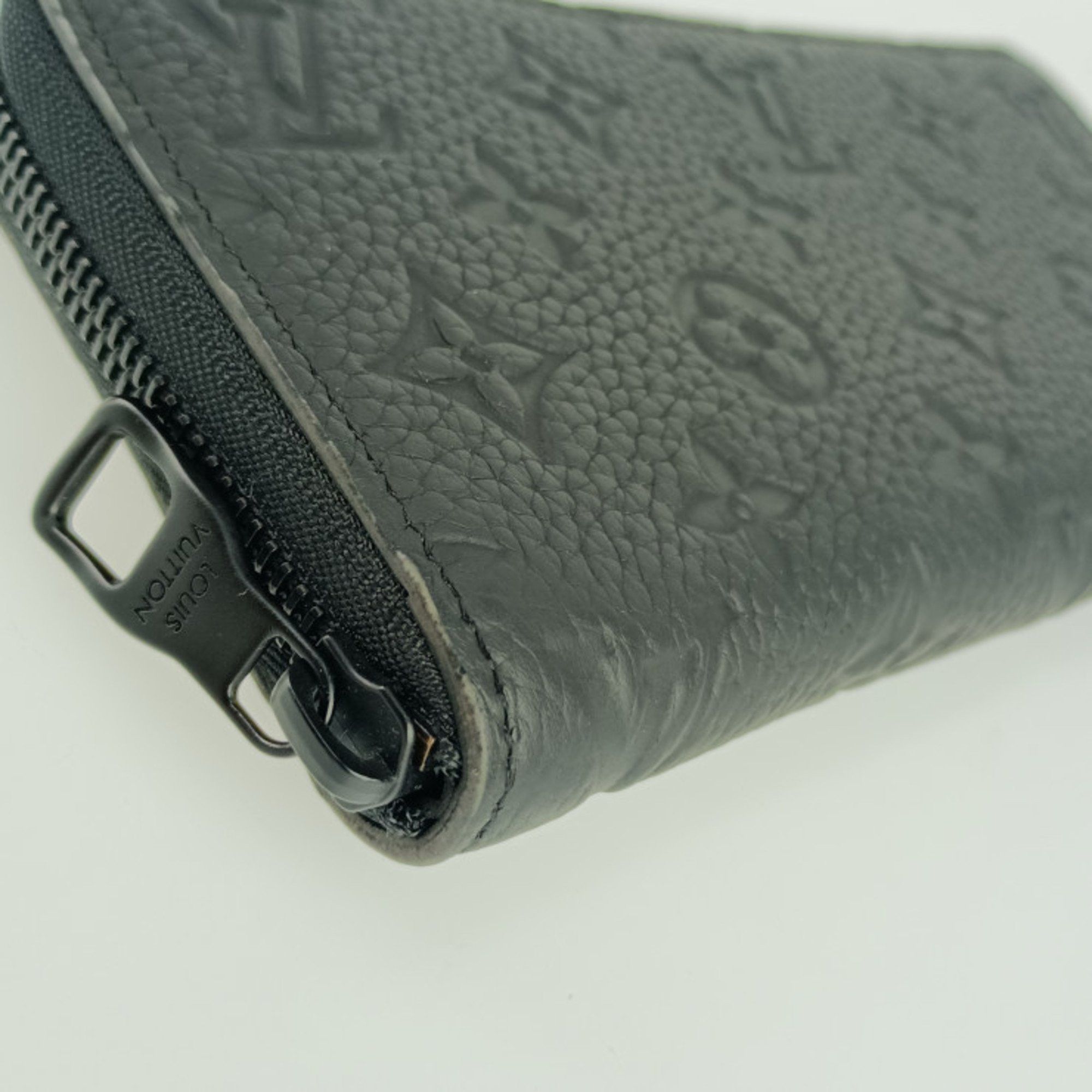 Louis Vuitton Louis Vuitton Zippy Wallet Horizontal Long M11721 Black Taurillon Leather Men's Round Size ONE SIZE - 5 Thumbnail