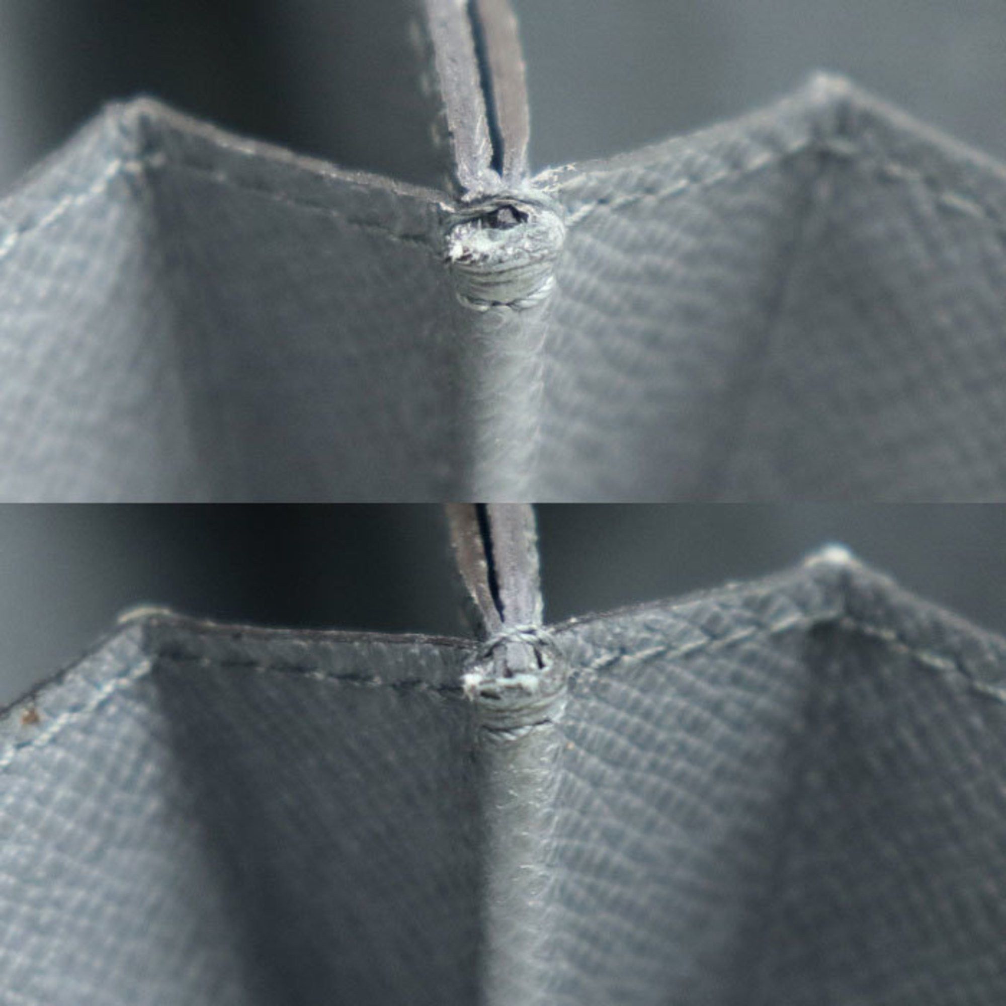 Louis Vuitton Louis Vuitton Zipper Coin Purse Case Taiga Gray M32617 Men's Size ONE SIZE - 8 Thumbnail