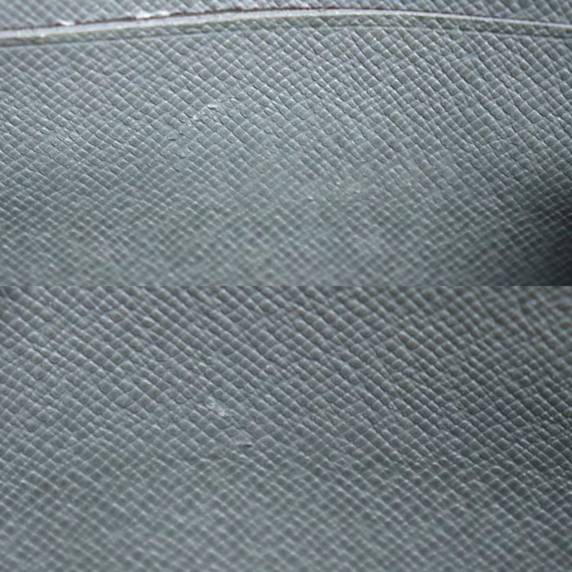 Louis Vuitton Louis Vuitton Zipper Coin Purse Case Taiga Gray M32617 Men's Size ONE SIZE - 7 Thumbnail