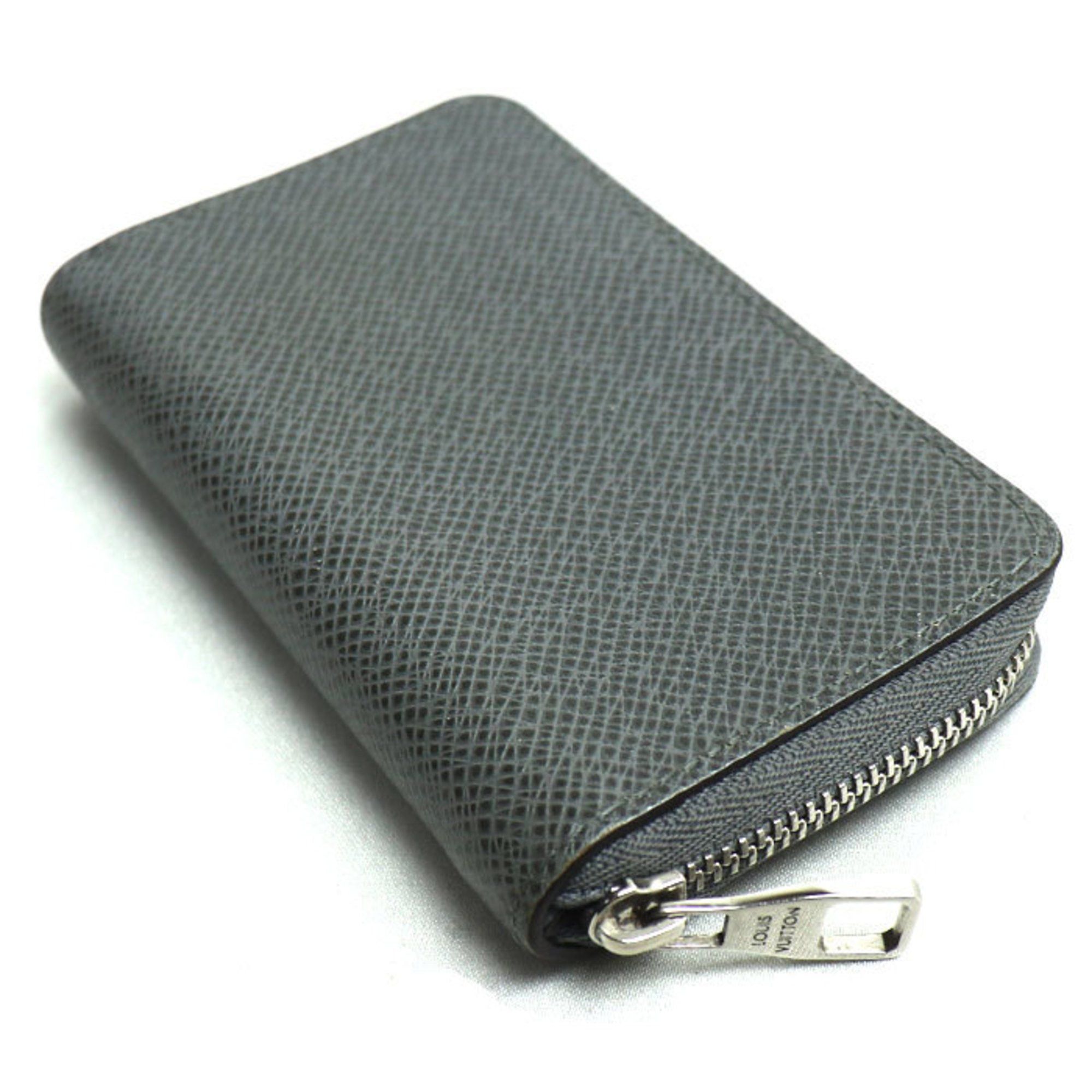 Louis Vuitton Louis Vuitton Zipper Coin Purse Case Taiga Gray M32617 Men's Size ONE SIZE - 2 Thumbnail