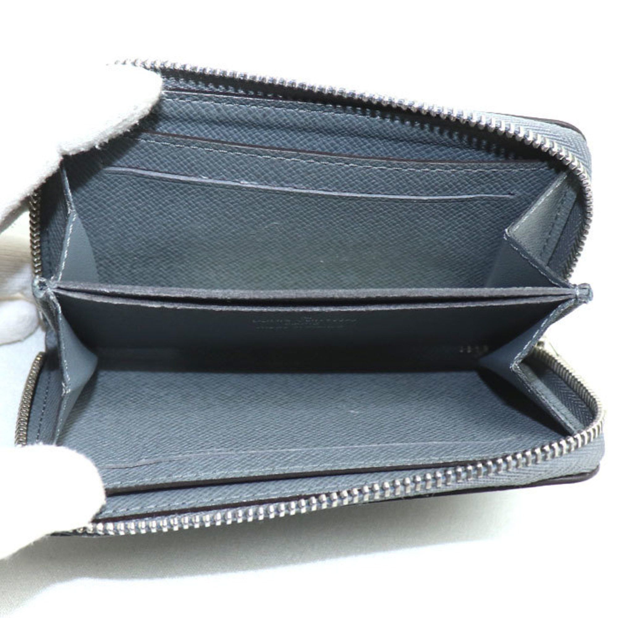 Louis Vuitton Louis Vuitton Zipper Coin Purse Case Taiga Gray M32617 Men's Size ONE SIZE - 3 Thumbnail