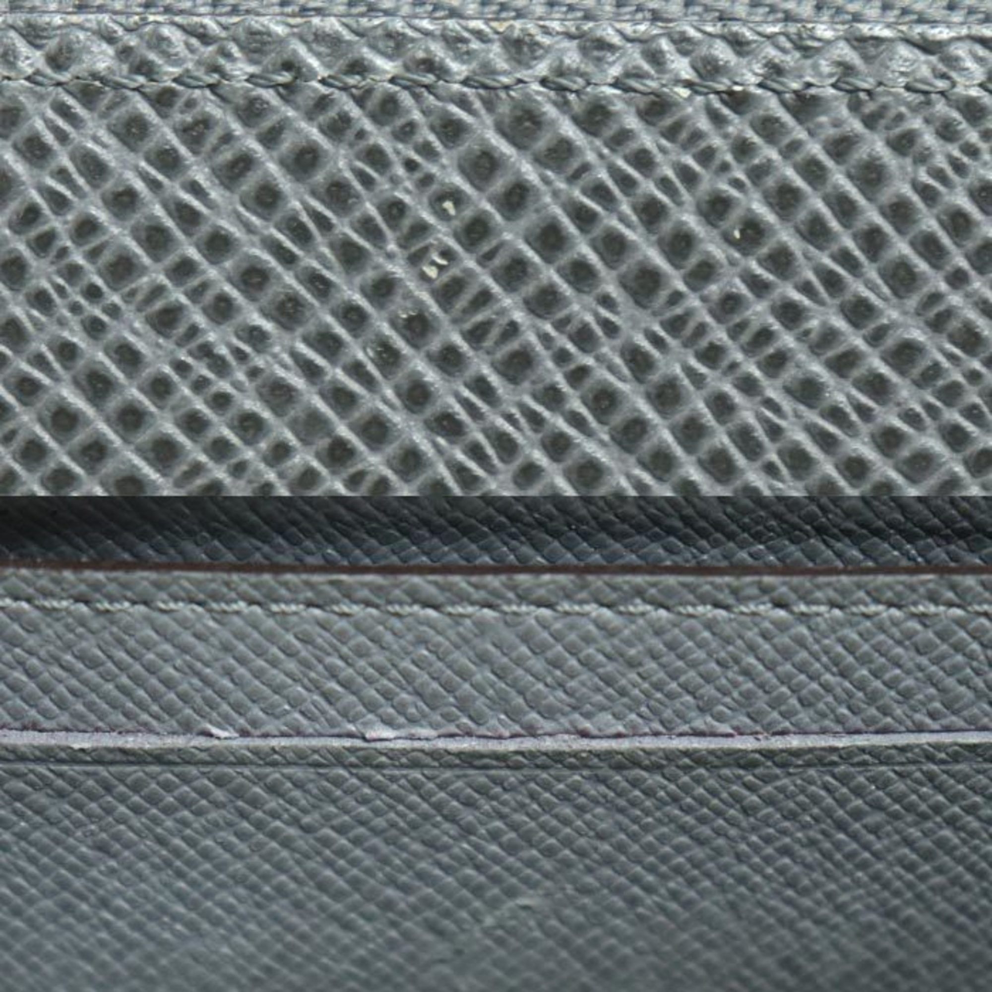 Louis Vuitton Louis Vuitton Zipper Coin Purse Case Taiga Gray M32617 Men's Size ONE SIZE - 6 Thumbnail