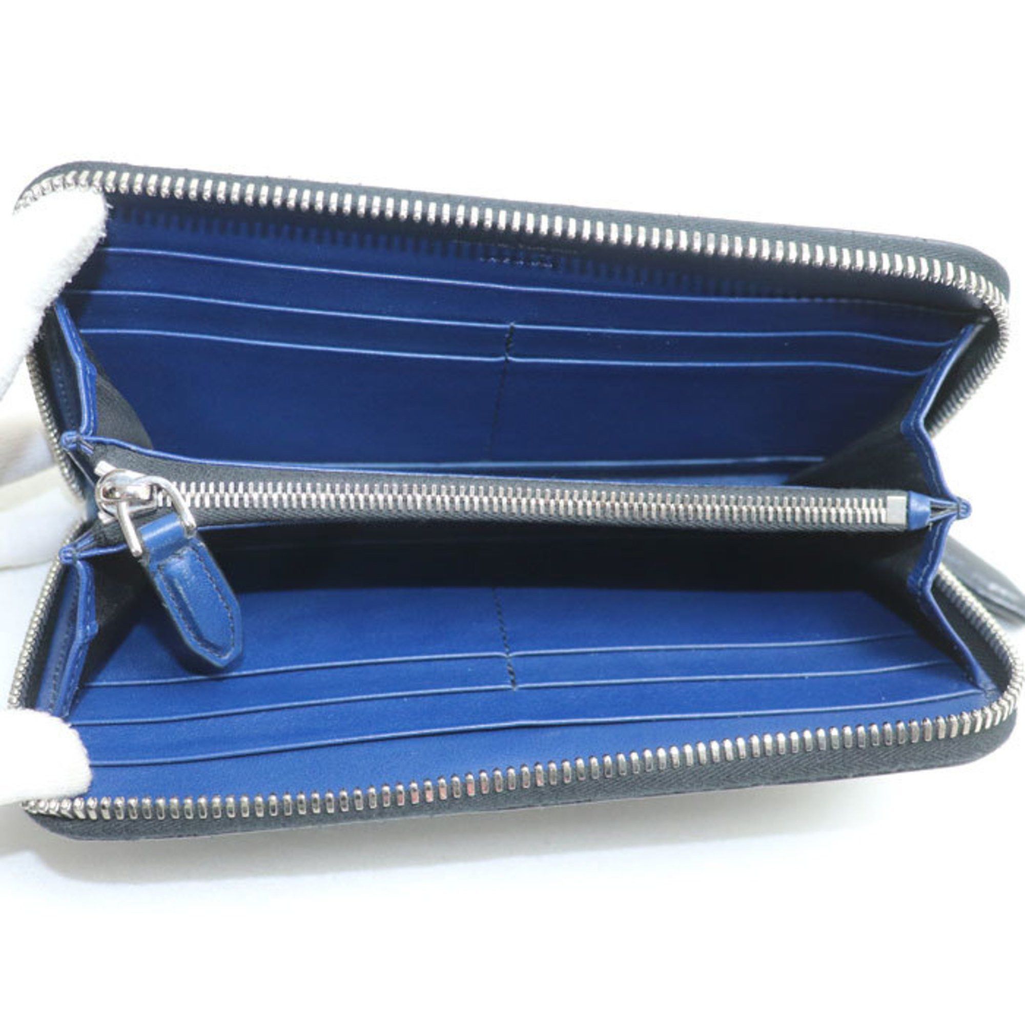 Salvatore Ferragamo Salvatore Ferragamo Gancini Long Wallet Round Black 66-A590 Men's Size ONE SIZE - 3 Thumbnail