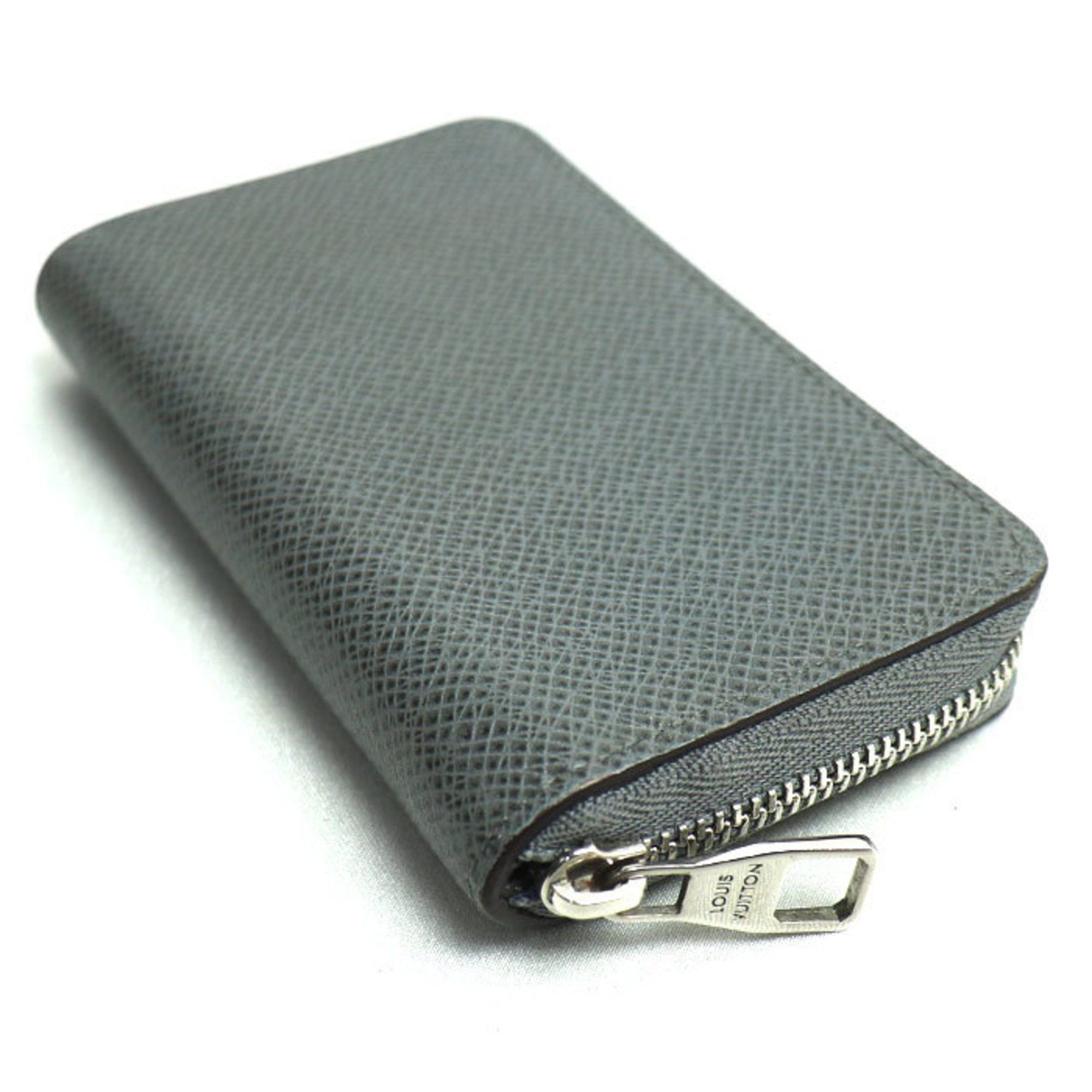 Louis Vuitton Louis Vuitton Zipper Coin Purse Case Taiga Gray M32617 Men's Size ONE SIZE - 2 Thumbnail