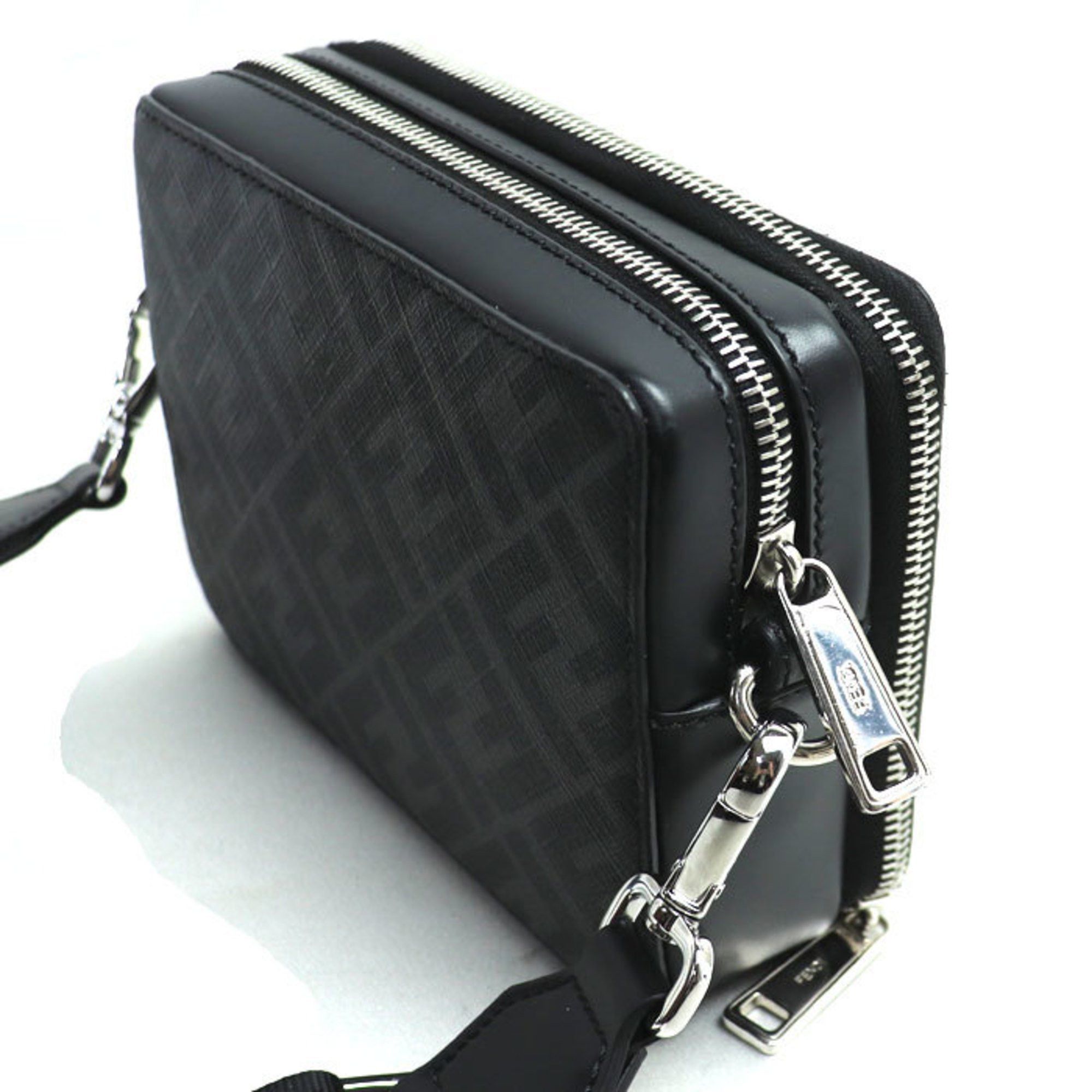Fendi FENDI Square FF Organizer Camera Case Shoulder Bag Black 7M0357AFF2F0GXN Men's Size ONE SIZE - 2 Thumbnail