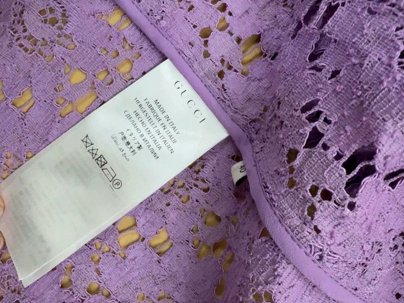 Gucci Gucci Lace Jacket in Light Purple Color Size US L / EU 52-54 / 3 - 4 Thumbnail