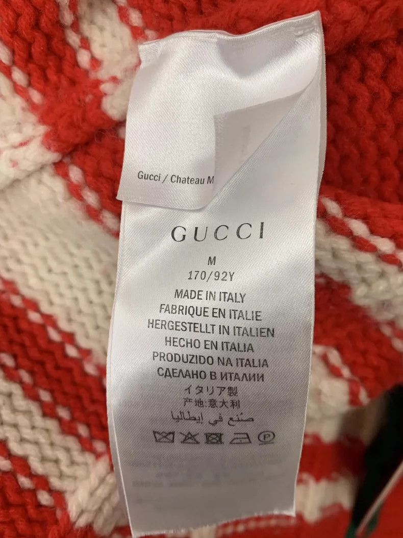 Gucci Gucci Red Knitted Cardigan Sweater Size US M / EU 48-50 / 2 - 5 Thumbnail
