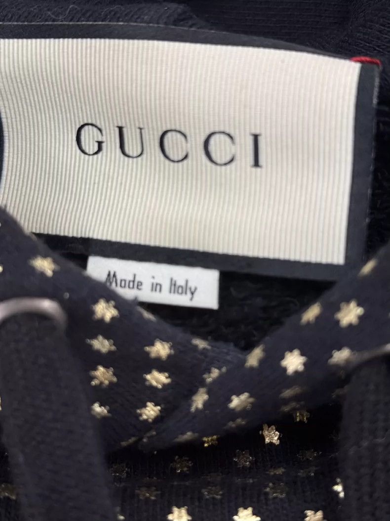 Gucci Gucci Star Print Hooded Sweatshirt Size US S / EU 44-46 / 1 - 3 Thumbnail
