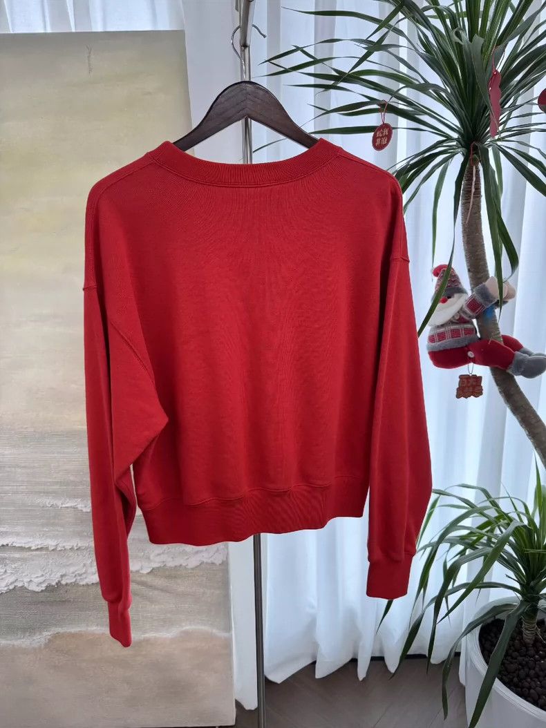 Gucci Red Gucci Sweatshirt with Logo Size US L / EU 52-54 / 3 - 2 Thumbnail