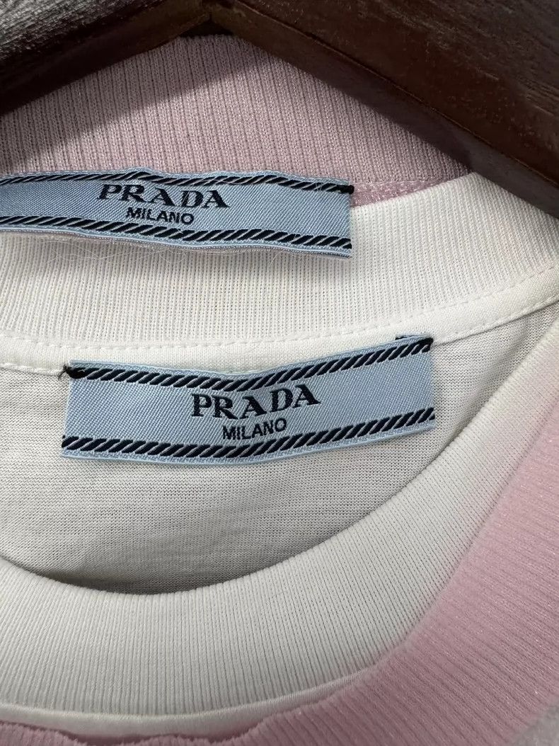 Prada Prada Short Sleeve Pink Sequin Top Size US S / EU 44-46 / 1 - 3 Thumbnail