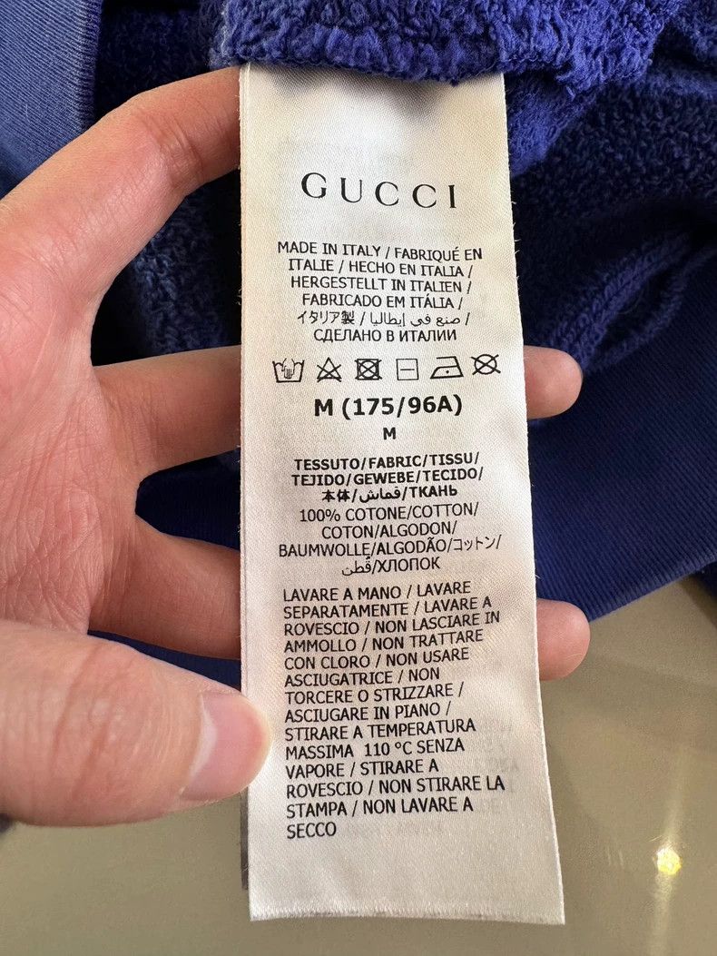Gucci Gucci Blue Tiger Sweatshirt M Size Size US M / EU 48-50 / 2 - 5 Thumbnail