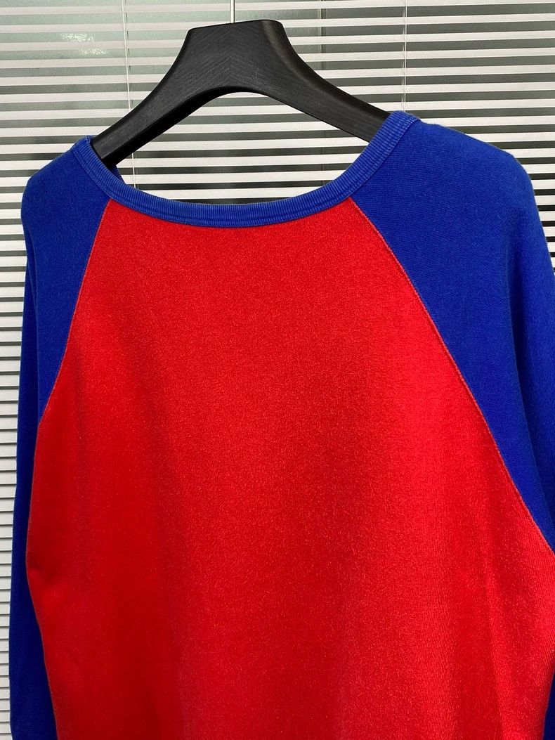 Gucci Gucci Sweatshirt with Double G Logo Red Blue Size US L / EU 52-54 / 3 - 8 Thumbnail
