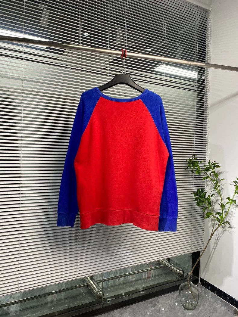 Gucci Gucci Sweatshirt with Double G Logo Red Blue Size US L / EU 52-54 / 3 - 2 Thumbnail